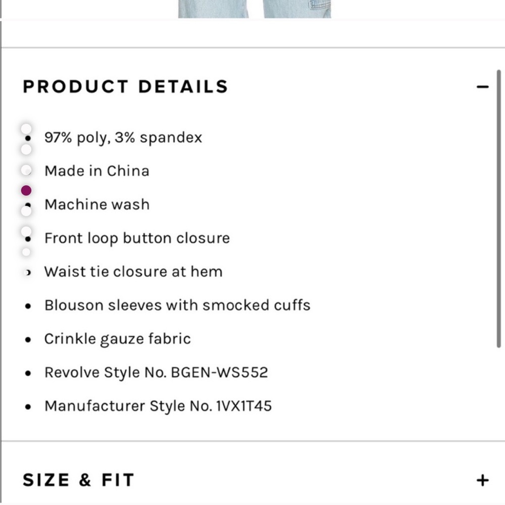 BCBGeneration Cropped Floral Top - Picture 3 of 7
